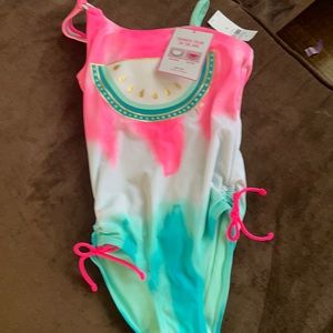 Justice girls bathing suit.  Size 10